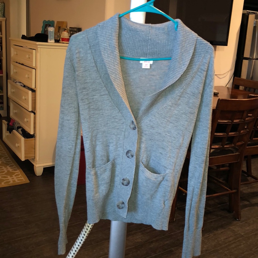 Gray Mussimo Cardigan
